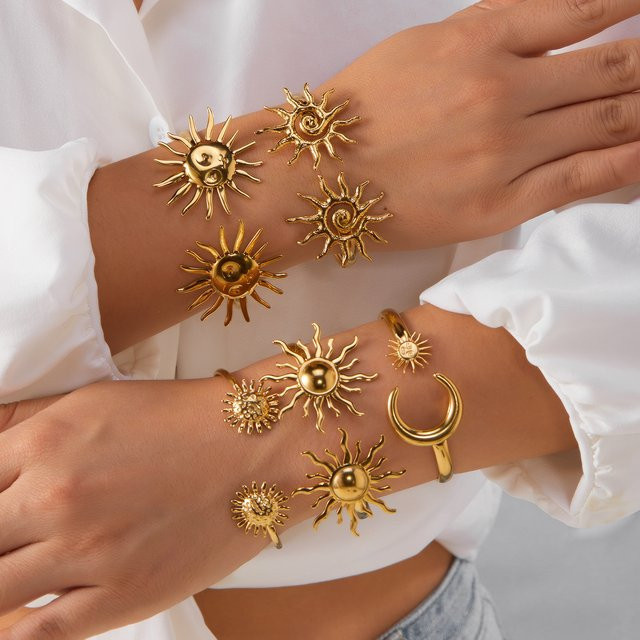 RINHOO FRIENDSHIP Armband Edelstahl, Gold, Damen - Bild 1