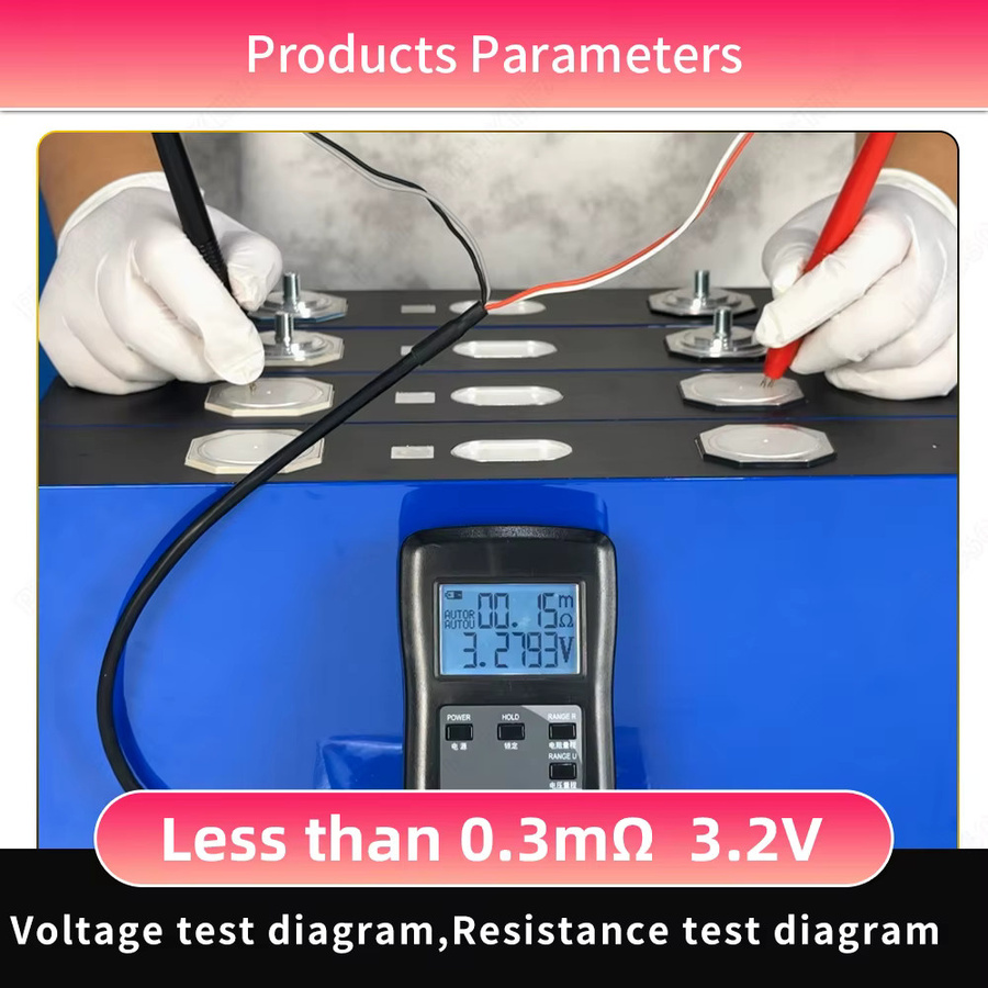 PWOD LiFePO4 Batterie 650Ah 3.2V Klasse A Wiederaufladbare Zellen für DIY 12V 24V 48V Energiespeicher im Wohnmobil oder Camper - Bild 5