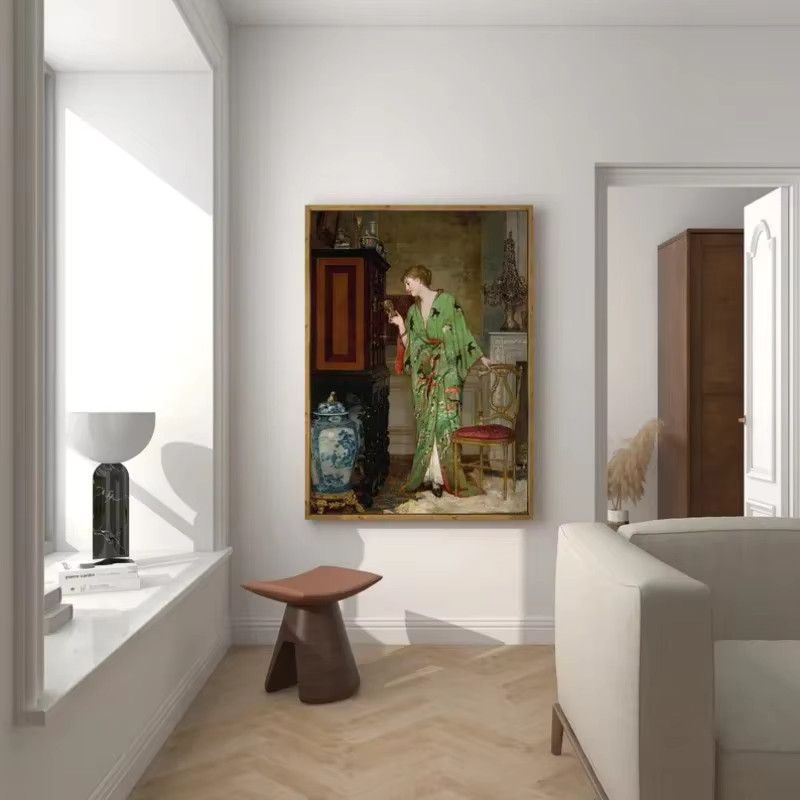 Renaissance Frauen Porträt Poster Potdemiel Vintage viktorianische Leinwand Malerei als Wandkunst für dein Wohnzimmer - Bild 3