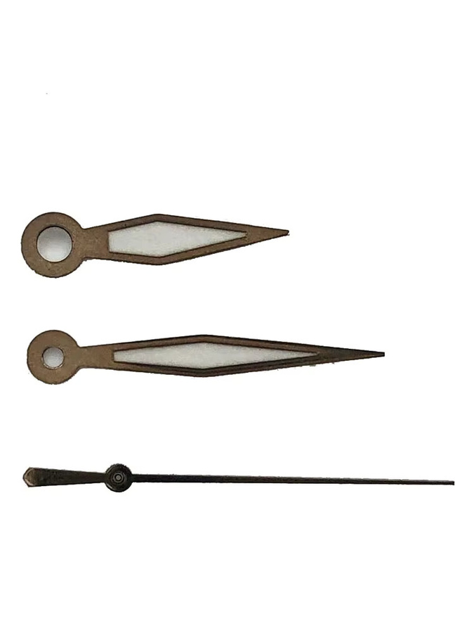 Neiton Uhrzeiger Teile Luminous, Messing, Silber, Unisex - Bild 2