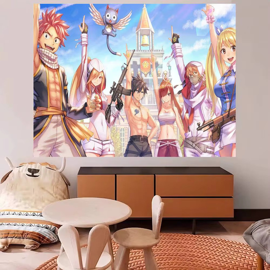 Pop Comics FAIRY TAIL Fotohintergrund aus Papier in Multicolour, B: 70 cm, H: 70 cm - Bild 3