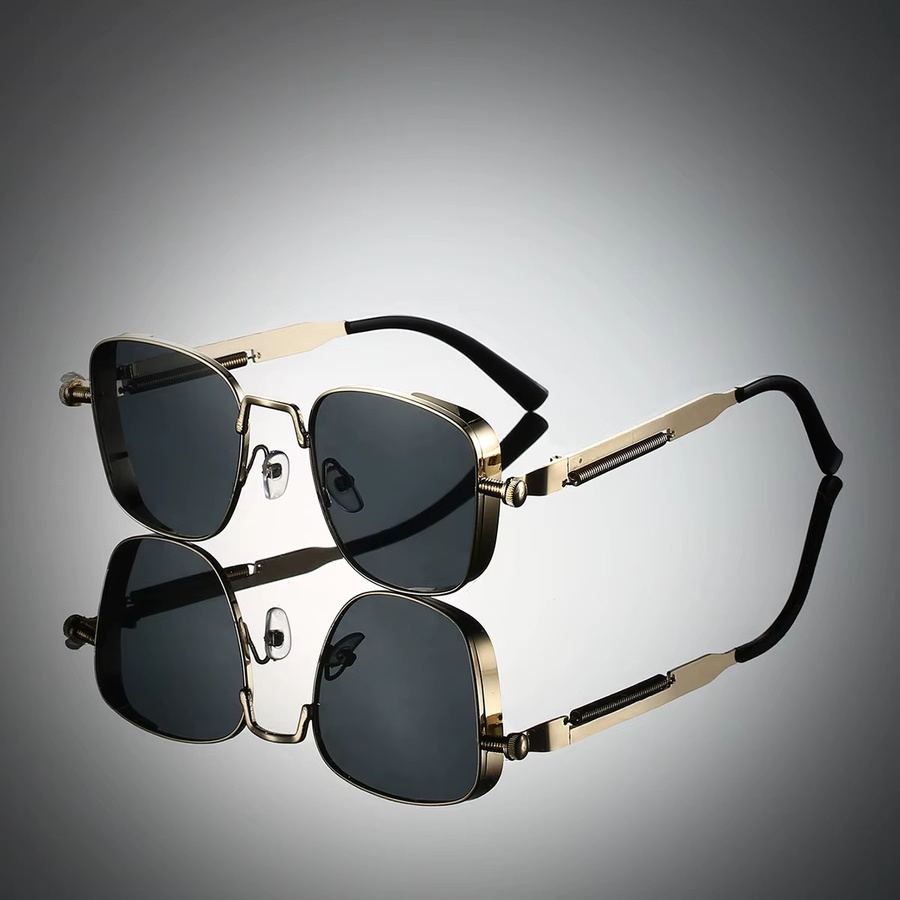 SNQP Sonnenbrille, Unisex, Vollrand, Quadrat, Metall - Bild 1