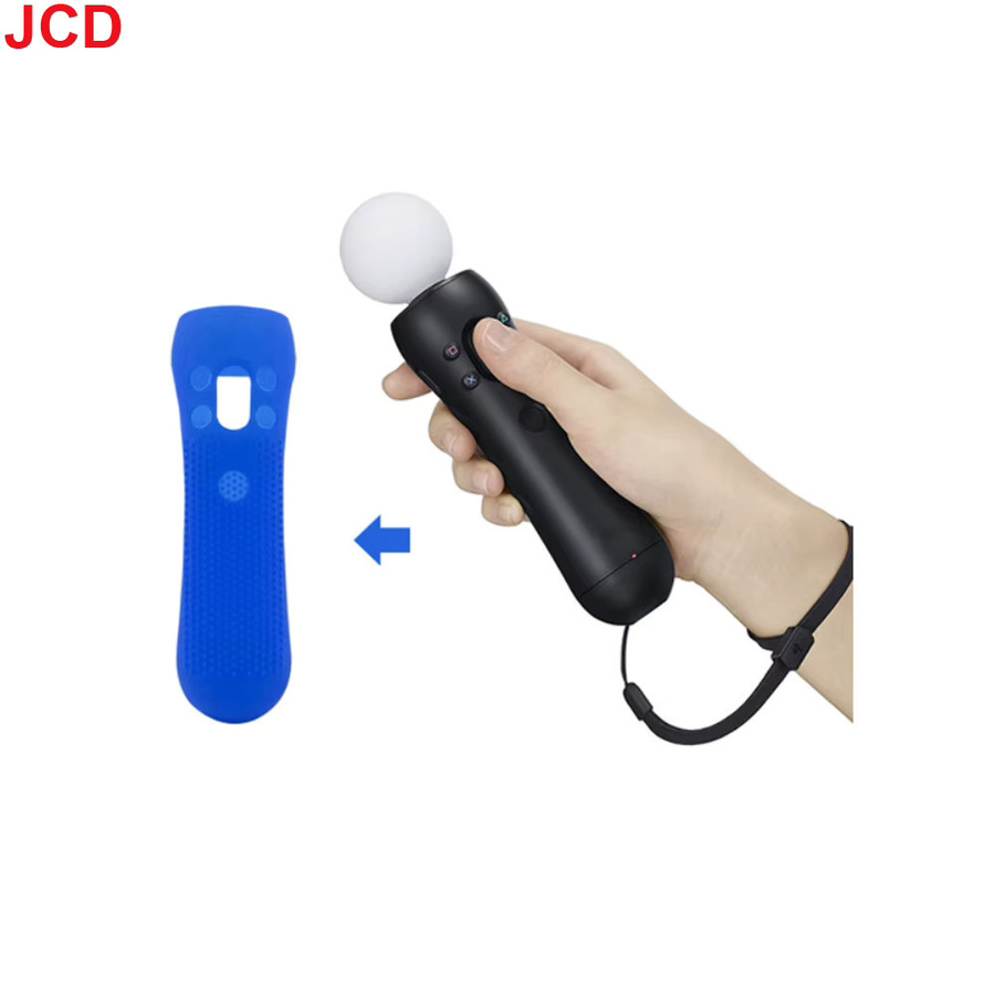 JCD PS VR Move Skin Silikon-Schutzhülle für PlayStation VR Controller in Schwarz - Bild 2