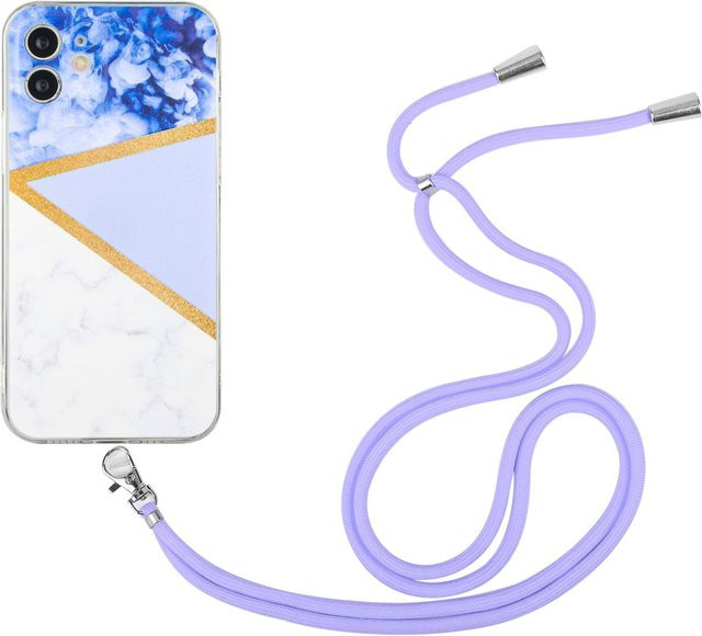 Handyhülle mit Handykette für Apple iPhone 12 Mini in Multicolour - Bild 1