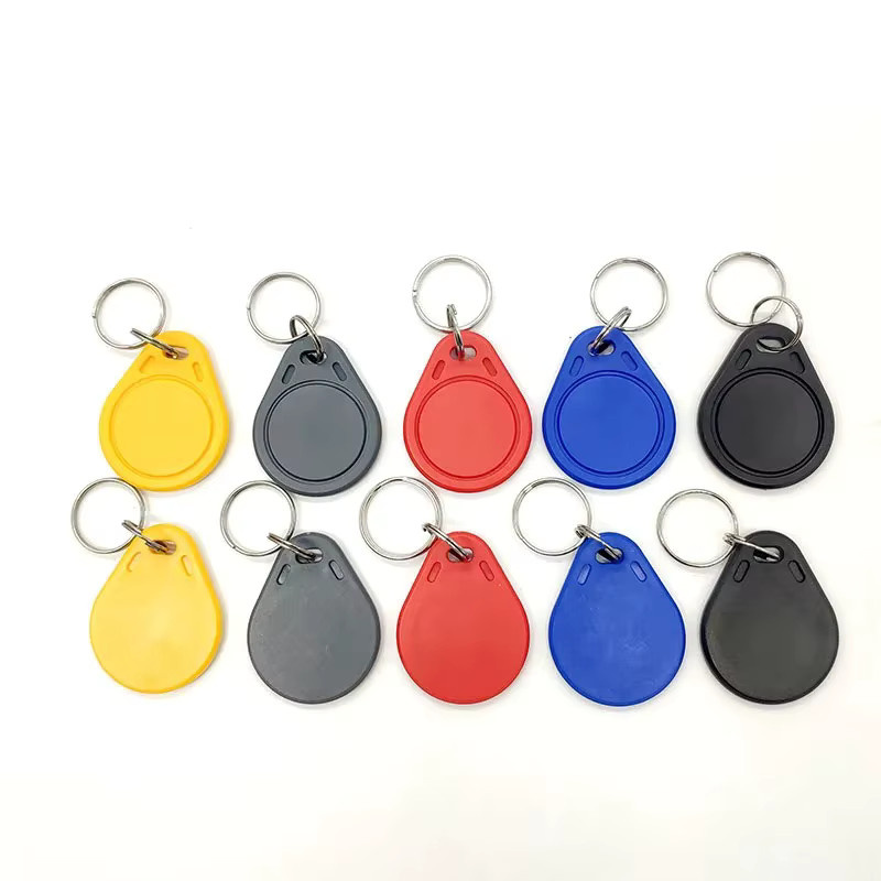 50 Stück Wiederbeschreibbare 13,56 MHz RFID UID Keyfobs in Blau und Multicolour zum Kopieren und Beschreiben von IC Karten - Bild 2
