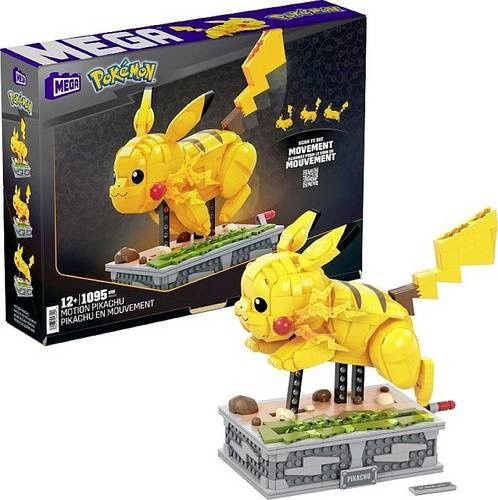 Mattel Mega Construx Pokémon Collector Pikachu Konstruktions-Set in Gelb - Bild 1