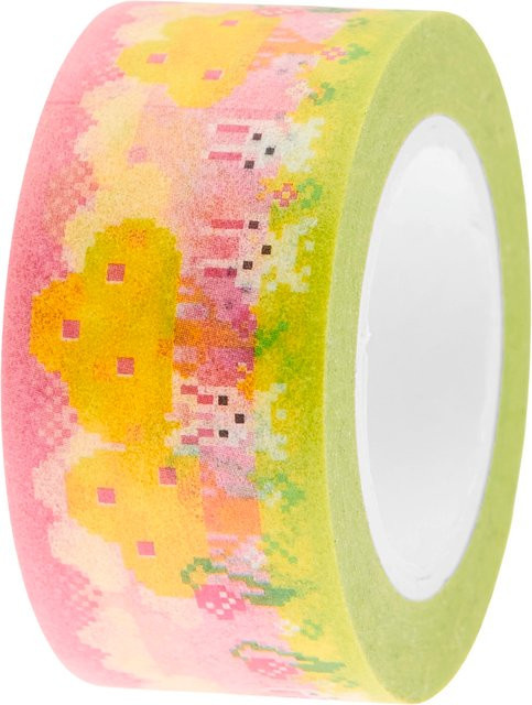 Rico Design Washi Tape Paper Poetry Landscape in Rosa und Pink - Bild 1