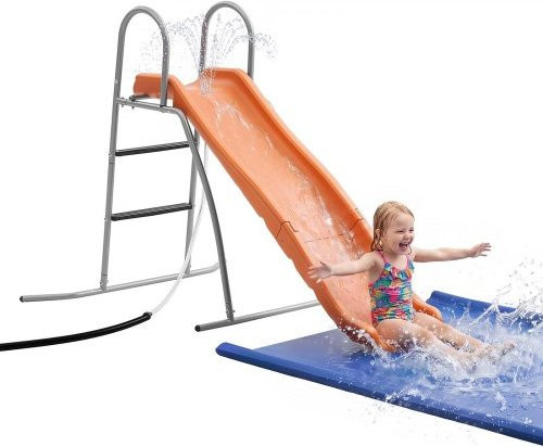 VEVOR Wasserrutsche Outdoor mit Sprinkler und Bodenplane - Bild 1
