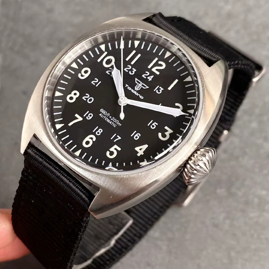 Tandorio Armbanduhr Automatik, Edelstahl, 39 mm, Herren - Bild 3