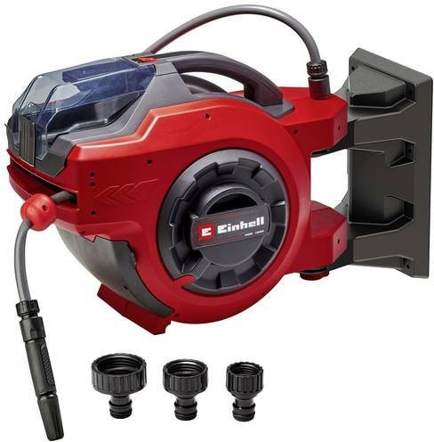 Einhell GE-HR 18/30 Li-Solo Schlauchtrommel Rot, Wandmontage, 1/2 Zoll - Bild 1