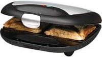 Rommelsbacher Sandwichmaker ST 710 in Schwarz/Silber mit herausnehmbaren Platten - Bild 1