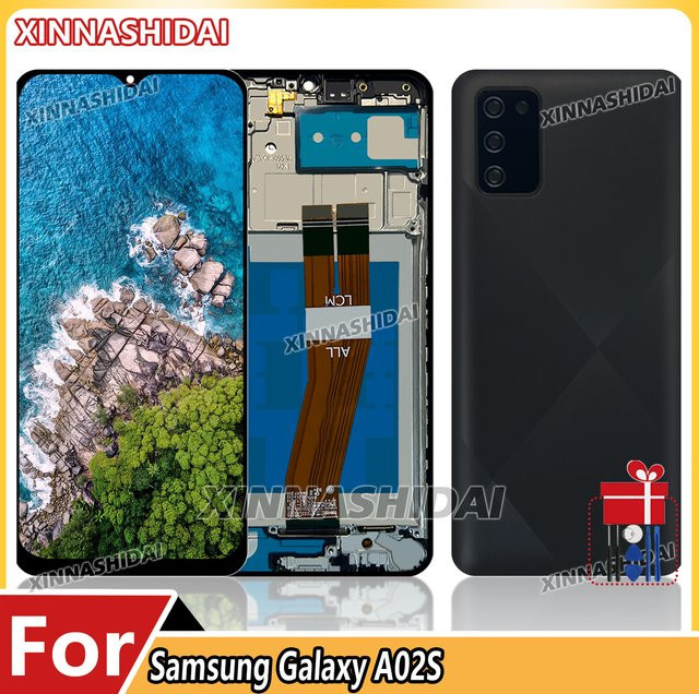 Samsung Galaxy A02s A025 Ersatz LCD-Display mit Touchscreen-Digitizer Baugruppe in Schwarz - Bild 1