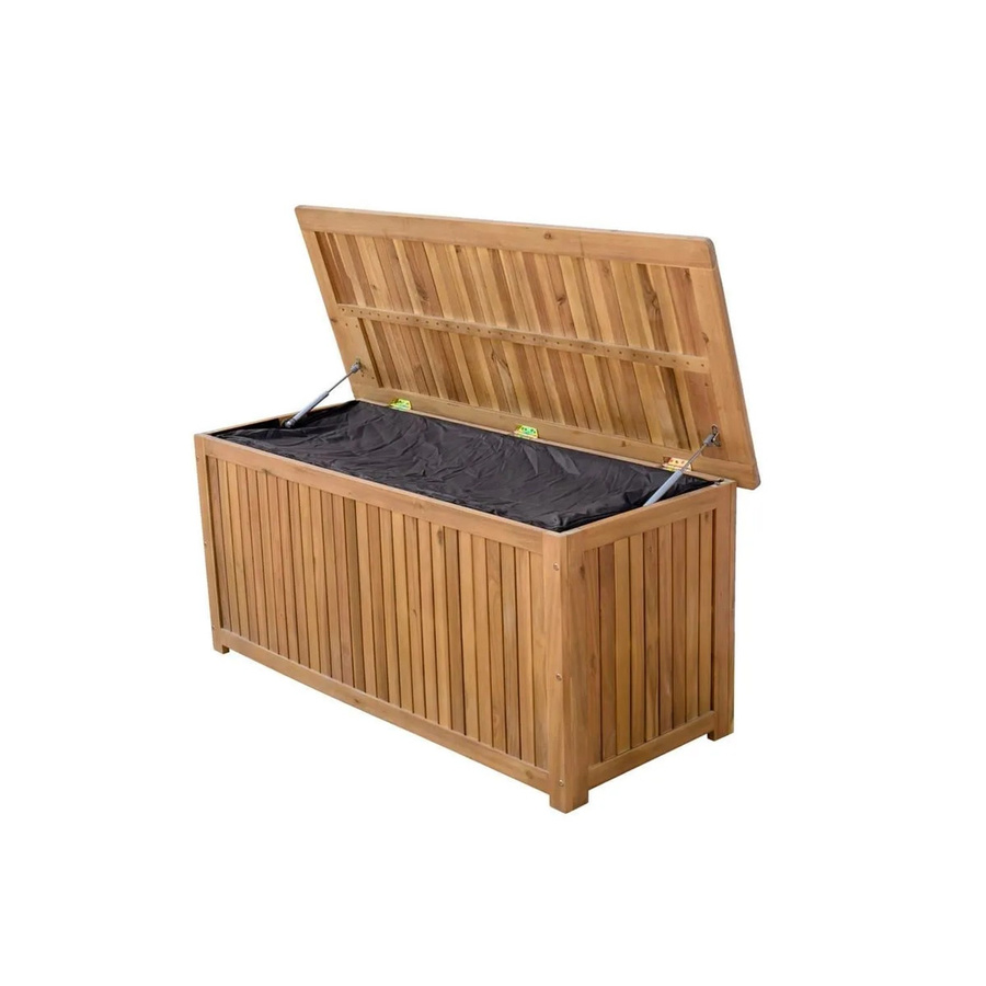 Sedex Kissentruhe Stow aus Akazienholz in Braun, B/T/H: 133 x 55 x 58 cm - Bild 2