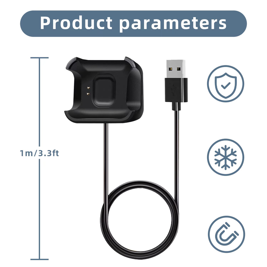 Xiaomi Ersatzladegerät für Redmi Watch1/Mi Watch Lite1, Schwarz, 2er-Pack - Bild 2