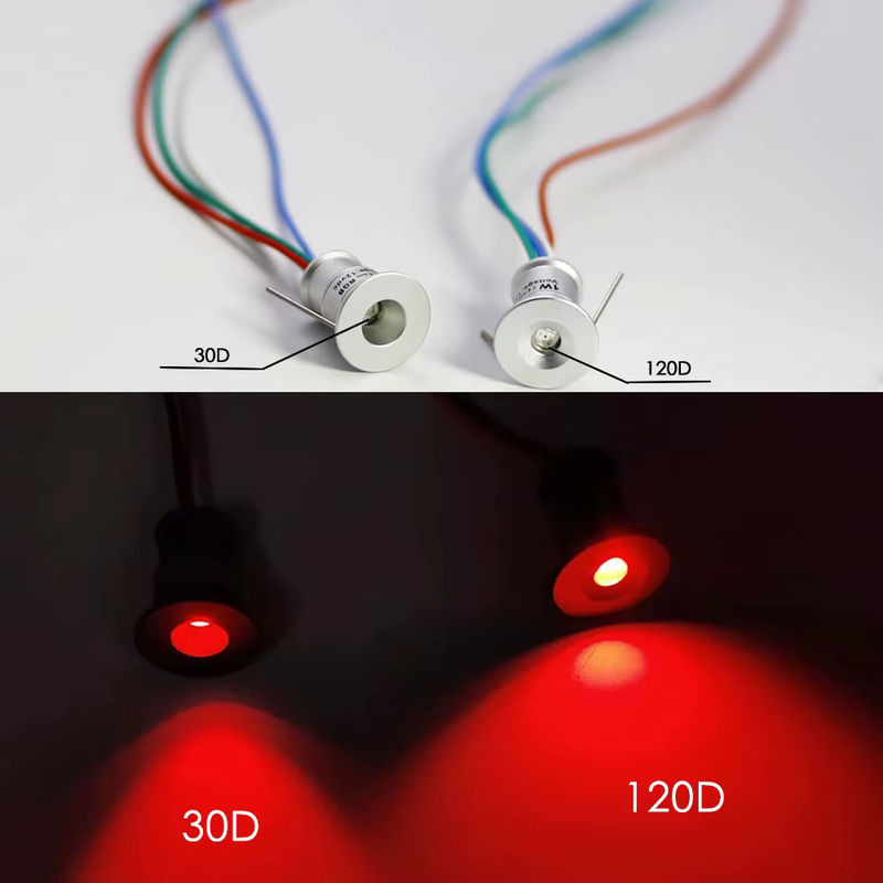 KPSUN LED Mini-Einbaustrahler RGB Farbwechsel Schwarz für KTV Bar Party Bühne und Gipskarton-Decken mit DC12V - Bild 3