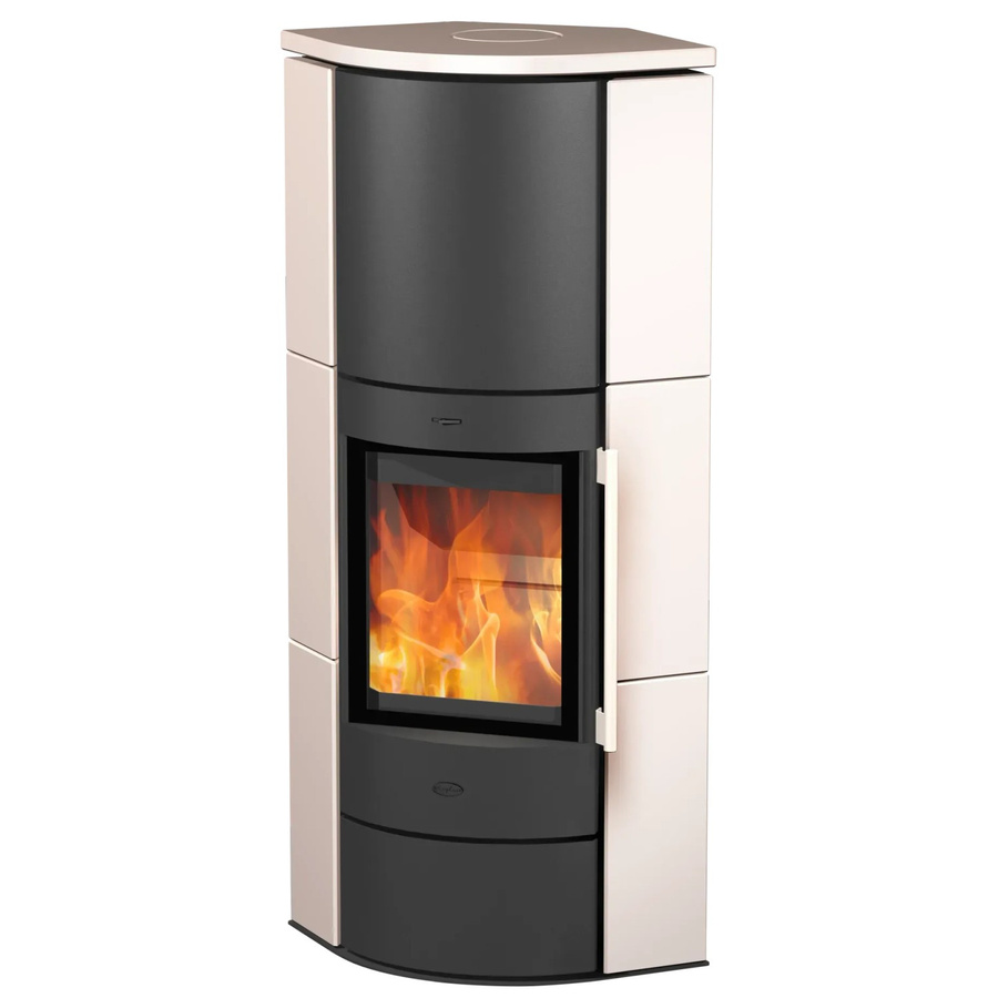Kaminofen FIREPLACE Adelaide aus Keramik in Schwarz und Grau mit 6 kW Leistung, B/T/H: 143,0 x 70,4 x 44,2 cm - Bild 2