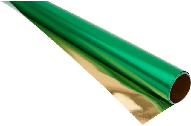 Alu-Bastelfolie in Gold und Grün, 50 x 78 cm - Bild 1