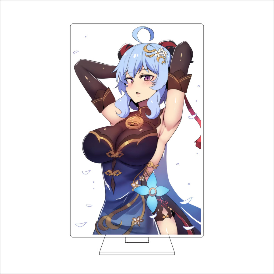 Bandai Genshin Impact Ganyu, Acryl-Figur Ständerplatte, 16cm - Bild 2