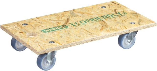 Wagner Transportroller OSB 1173 in Braun, Tragkraft 250 kg, B/T/H: 30,0 x 57,5 x 11,0 cm - Bild 1