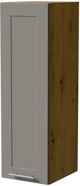 Feldmann-Wohnen Hängeschrank Oslo W4 in Eiche Artisan und Dust Grey Matt mit Soft-Close-Türen, B/T/H: 30 x 32,5 x 96 cm - Bild 1