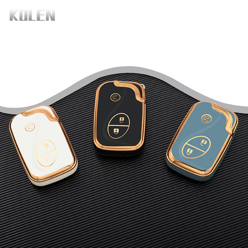 KOLEN TPU Schlüsselhülle Klappbare Auto Schlüsselabdeckung für Lexus CT200H GX400 GX460 IS250 IS300C RX270 ES240 ES350 LS460 GS300 450H 460H - Bild 1