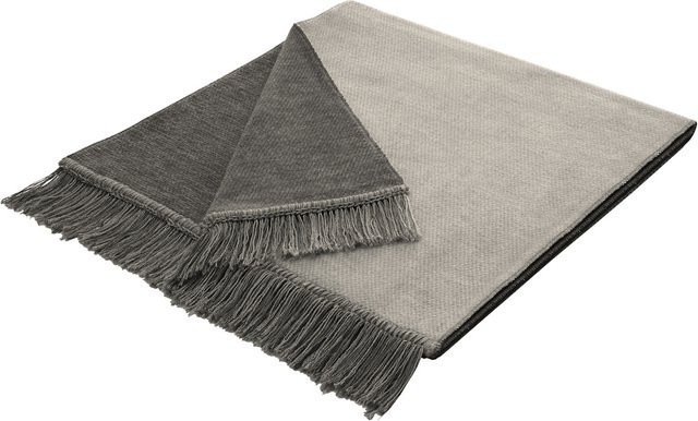 Biederlack Sofaschoner Cover Cotton in Grau, Modernes Design, Waschbar - Bild 1