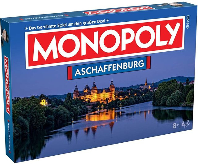 Winning Moves Monopoly Aschaffenburg City Brettspiel ab 8 Jahren - Bild 1