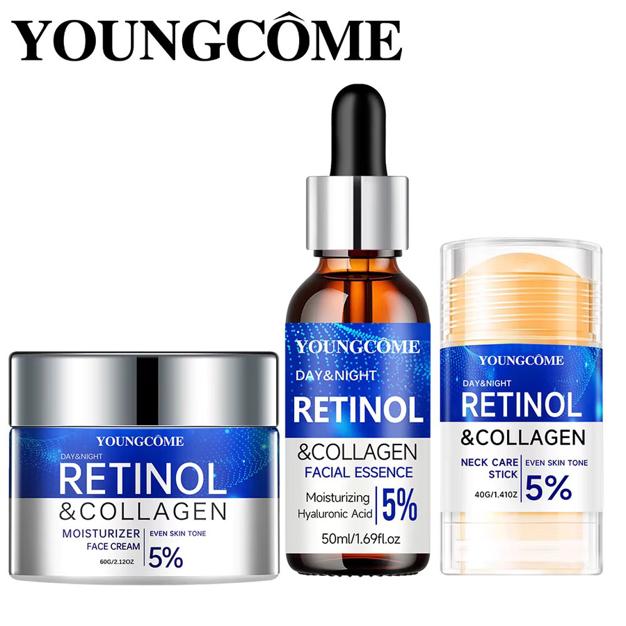 YOUNGCOME Hautpflege-Set mit Retinol und Kollagen, Creme und Serum - Bild 2