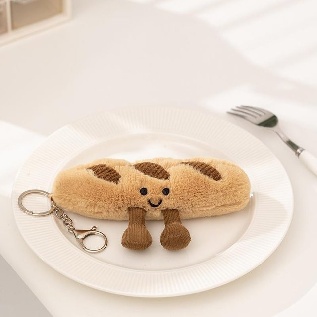 Yiran toy Keks Plüschpuppe Anhänger, Plüschtier, braun - Bild 1