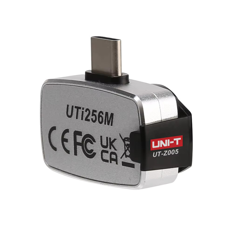 UNI-T UT-Z005 Mikroobjektiv für Infrarot-Wärmebildkameras in Schwarz, HD hochauflösendes Objektiv für UTi256M und UTi260M - Bild 2