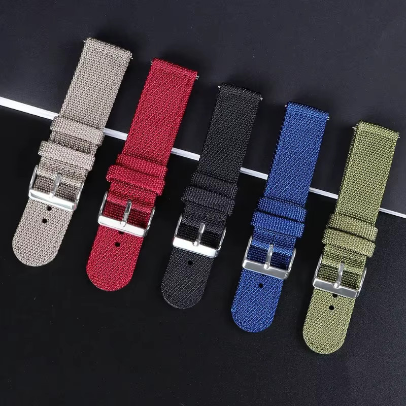 Uhrenarmband Nylon Canvas, Textil/NATO, Bunt, Unisex - Bild 2