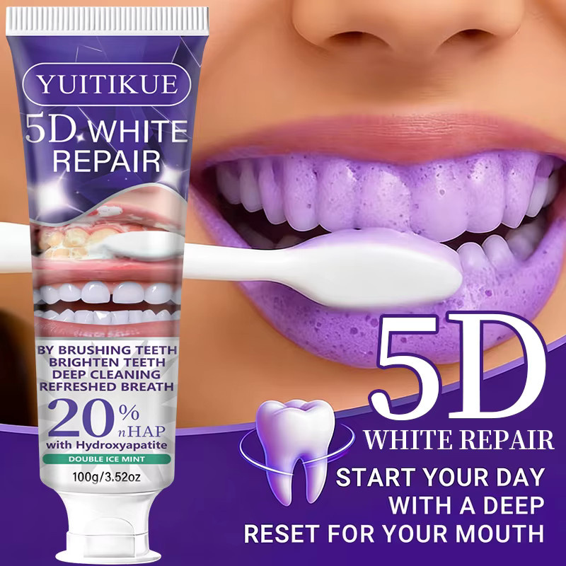 YUITIKUE 5D Weiße Reparatur-Zahnpasta, 100g - Bild 4