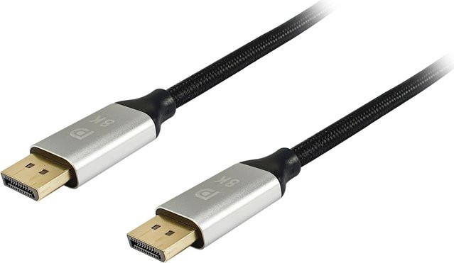 Equip DisplayPort 1.4 Premium-Kabel in Schwarz, 10 m, 8K/60Hz, 7680 x 4320 Pixel, DisplayPort auf DisplayPort, Männlich auf Männlich - Bild 1