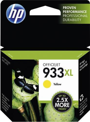 Original HP Tintenpatrone 933XL Gelb CN056AE für Inkjet-Drucker - Bild 1
