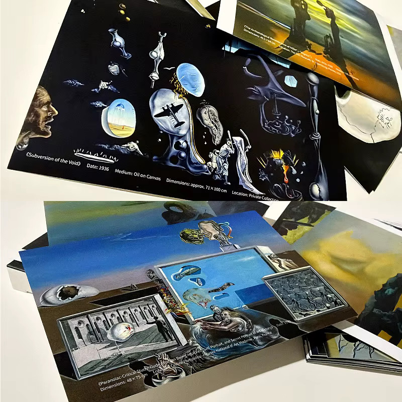30 Stück Salvador Dali Postkarten mit berühmten Ölgemälden als Kunstwerk-Sammlung in Multicolour - Bild 4