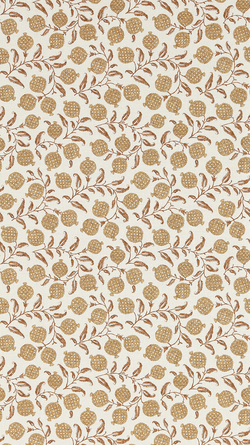 Sanderson Tapete Anaar Lionsmane in Beige und Braun mit floralem Botanical Design - Bild 1