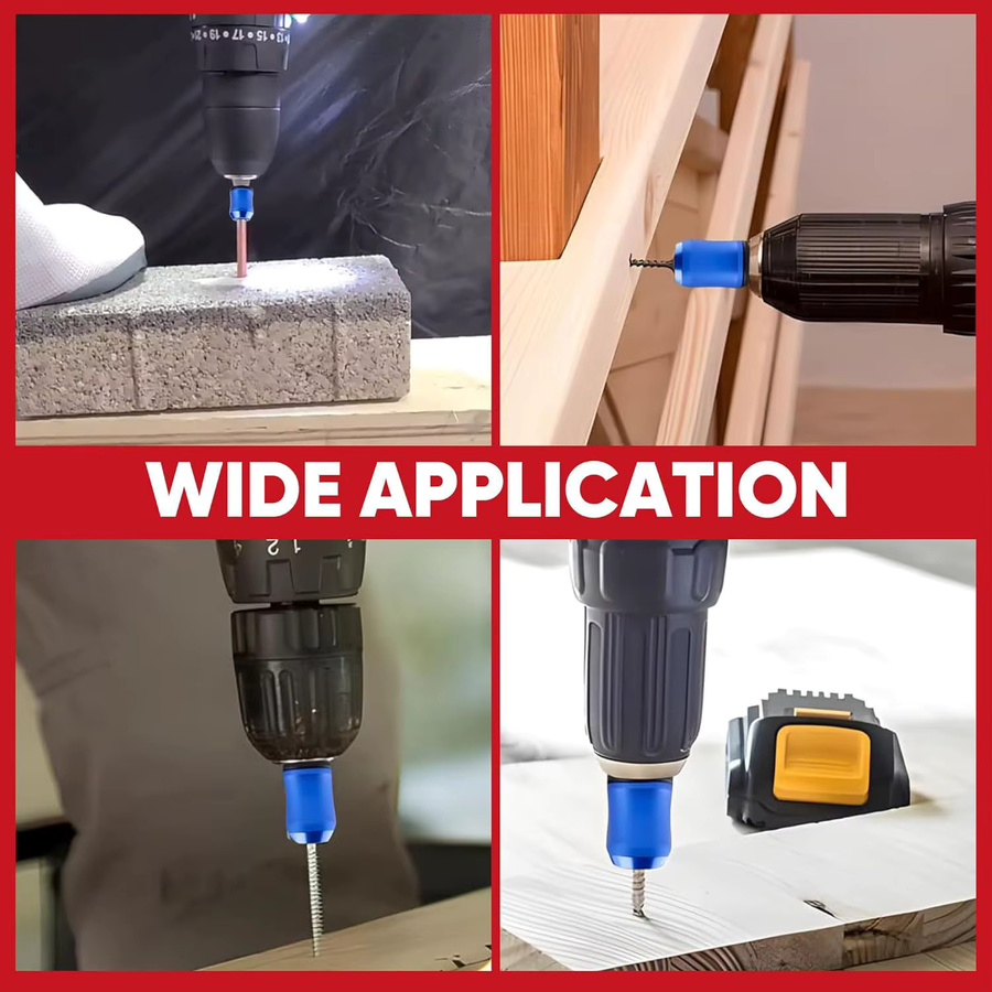 Rafford Magnetring-Schraubendreher-Bit aus Legierung in Blau mit starkem Magnetisierer und abnehmbarem Teiladapter für Elektrowerkzeuge - Bild 5