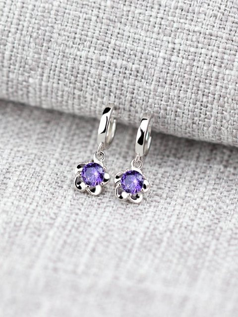 YULIN Tropfenohrringe 925 Silber, Zirkonia, Vintage, Damen - Bild 1