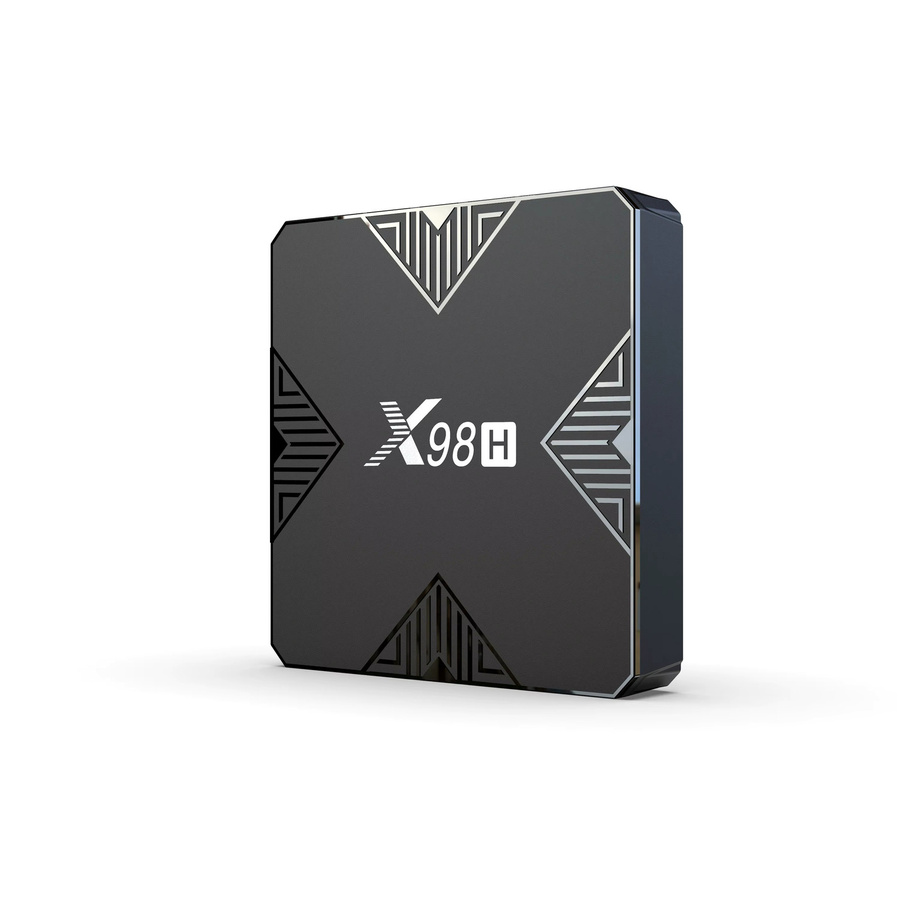 X96 Smart TV Box X98H Android 12 Media Streamer mit Allwinner H618 Prozessor, 4K UHD, Dual WLAN 2,4G/5G, Schwarz - Bild 3