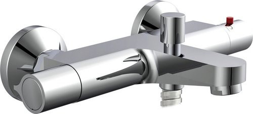 Schütte Vico Thermostat Wannenfüllarmatur aus Messing in Chrom/Silber - Bild 2