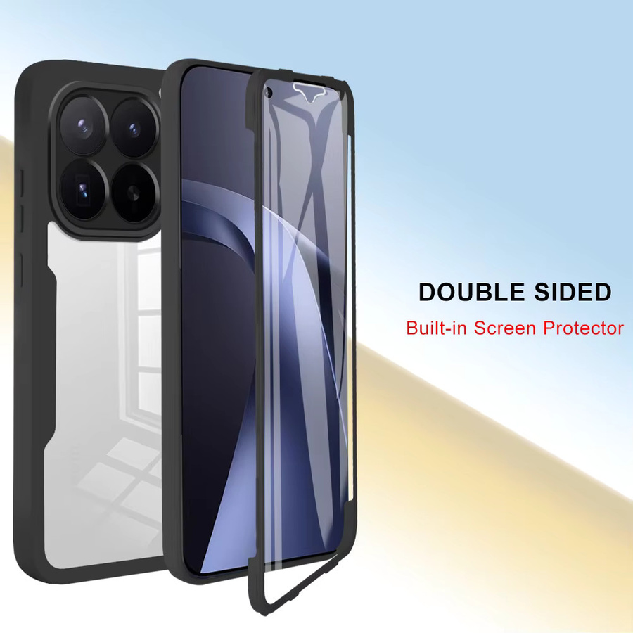 Fundas Coque Stoßfeste Schutzhülle mit Displayschutzfolie für Xiaomi 17T Pro und Mi 17T 5G in Rot - Bild 2