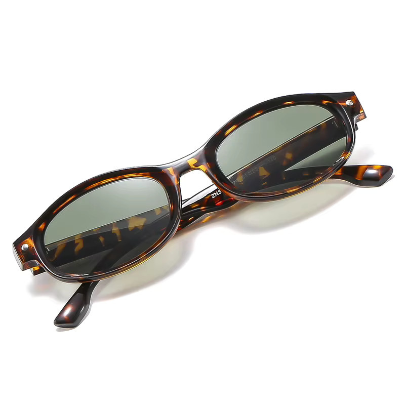 BYLEN Sonnenbrille oval, Vollrand, Kunststoff, braun, Damen - Bild 2