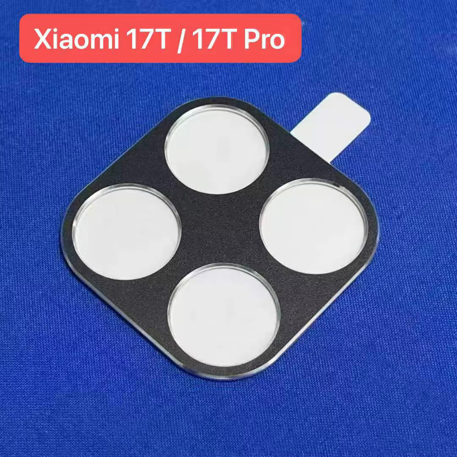 Aluminium Metall Rückkamera-Objektivschutz für Xiaomi 17T Pro und 15T Pro in Schwarz - Bild 4