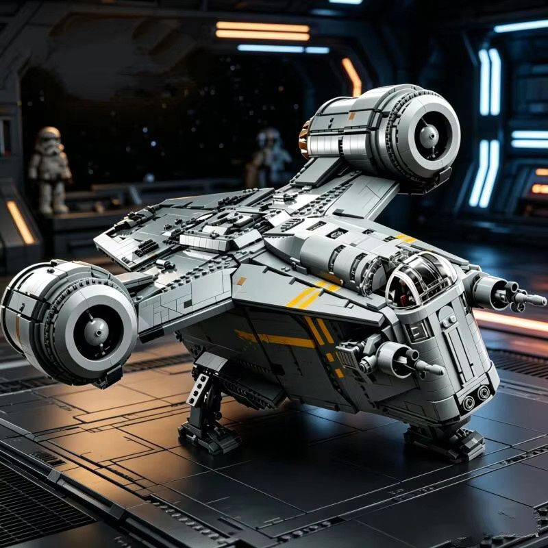 Potdemiel Star Wars Interstellar Conflict Razor Crest, Baustein-Set, 6187 Teile, ab 14 Jahren - Bild 2
