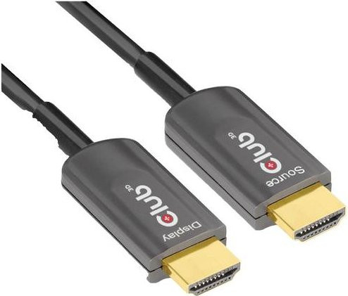 Club3D HDMI 2.1 Aktiv-Optisches HDMI-Kabel HDMI-A auf HDMI-A, 4K120Hz UHD, Schwarz, Länge: 20 m, CAC-1379 - Bild 2