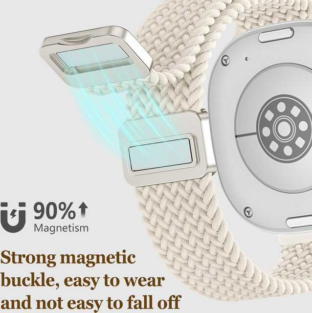 Samsung Uhrenarmband Nylon, Weiß, Unisex - Bild 1