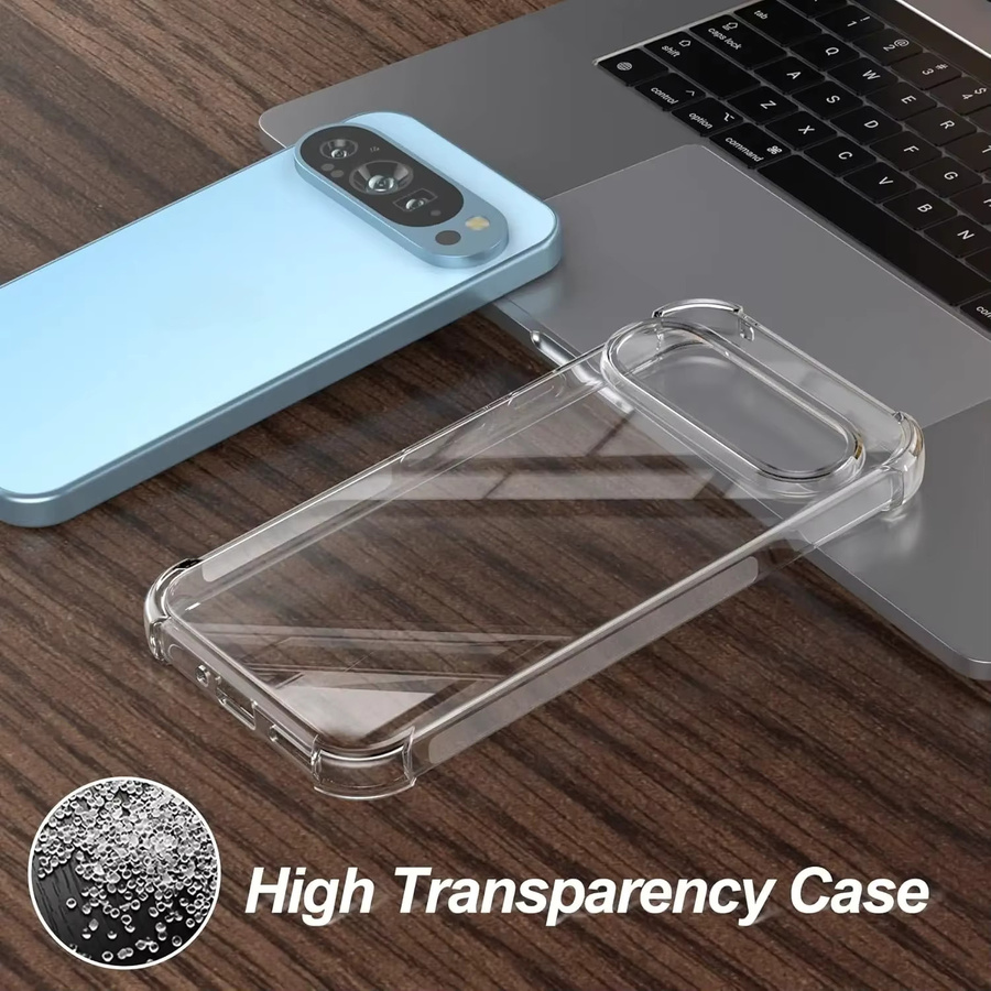 Stoßfeste Airbag Schutzhülle aus transparentem TPU für Google Pixel 10, 10 Pro, 9, 9 Pro XL, 8, 8a - Bild 4