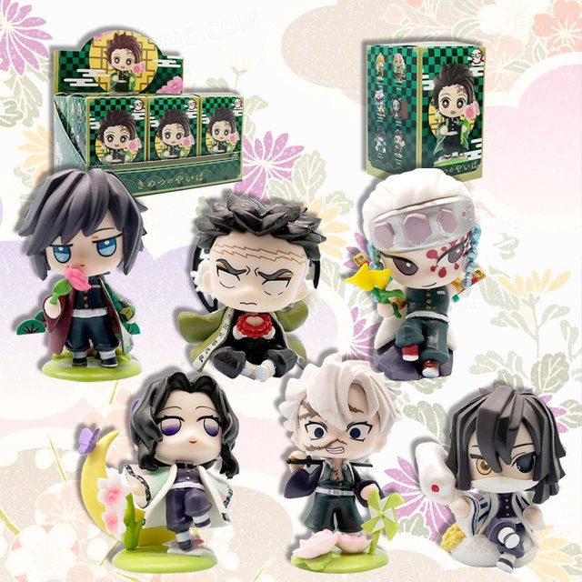 Bandai Demon Slayer, Kleine Figuren, 6-teiliges Set - Bild 1