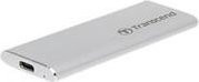 Transcend ESD260C Externe SSD 1TB USB 3.1 Gen 2 Type C in Silber - Bild 1