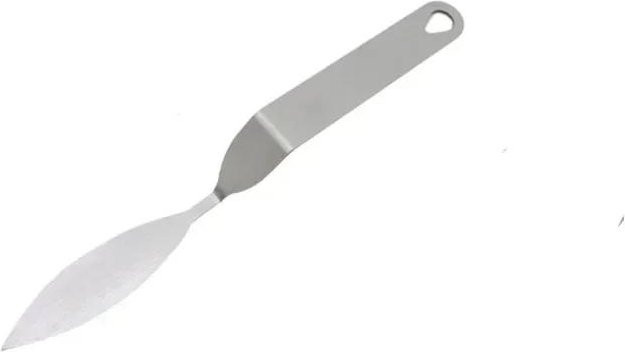 Bestbags Schokoladenmesser aus Edelstahl in Silber als Modellierspatel und Dekorierwerkzeug für Kuchen und Gebäck - Bild 1